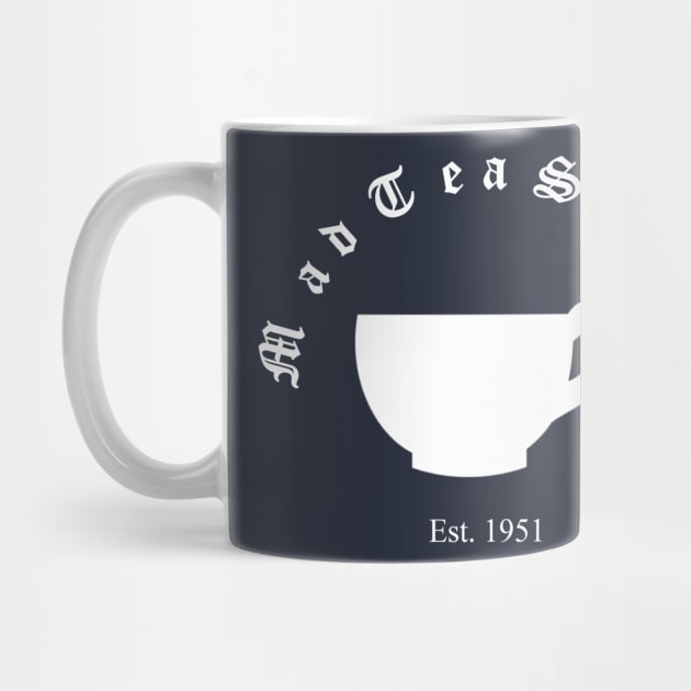 Mad Tea Shoppe (White) by Couragetoflyshop